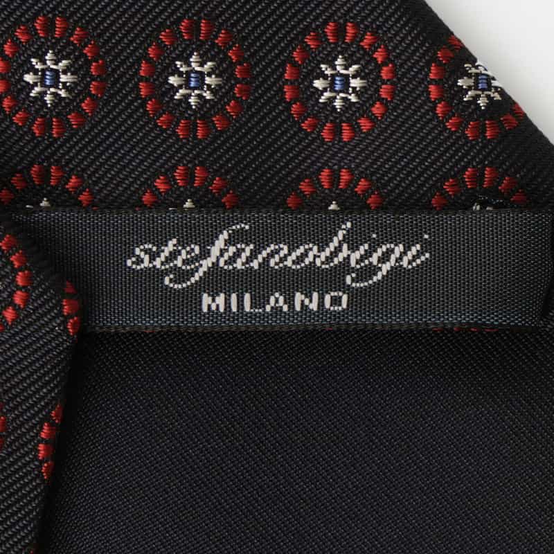 STEFANO BIGI STEFANO BIGI＜ステファノ ビジ＞ 小紋柄タイ NAVY