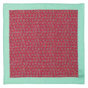 STEFANO BIGI＜ステファノ ビジ＞ フラワーモチーフ柄ポケットチーフ