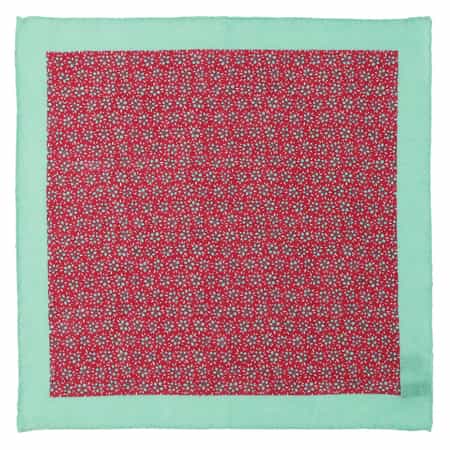 STEFANO BIGI＜ステファノ ビジ＞ フラワーモチーフ柄ポケットチーフ