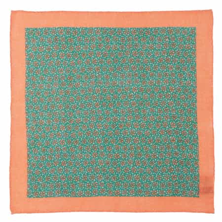 STEFANO BIGI＜ステファノ ビジ＞ フラワーモチーフ柄ポケットチーフ