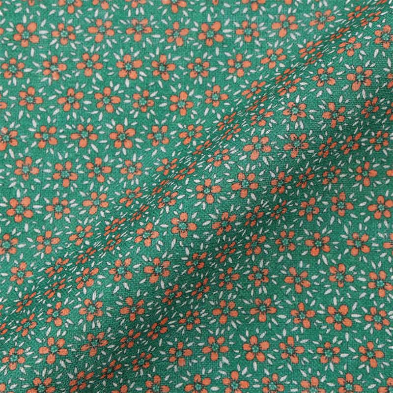 STEFANO BIGI STEFANO BIGI＜ステファノ ビジ＞ フラワーモチーフ柄ポケットチーフ ORANGE