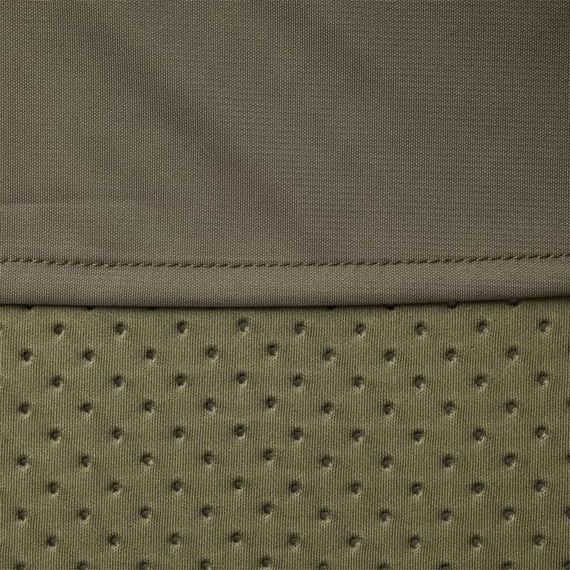 BARNEYS NEW YORK ウォッシャブル パンチング加工Aラインスカート KHAKI