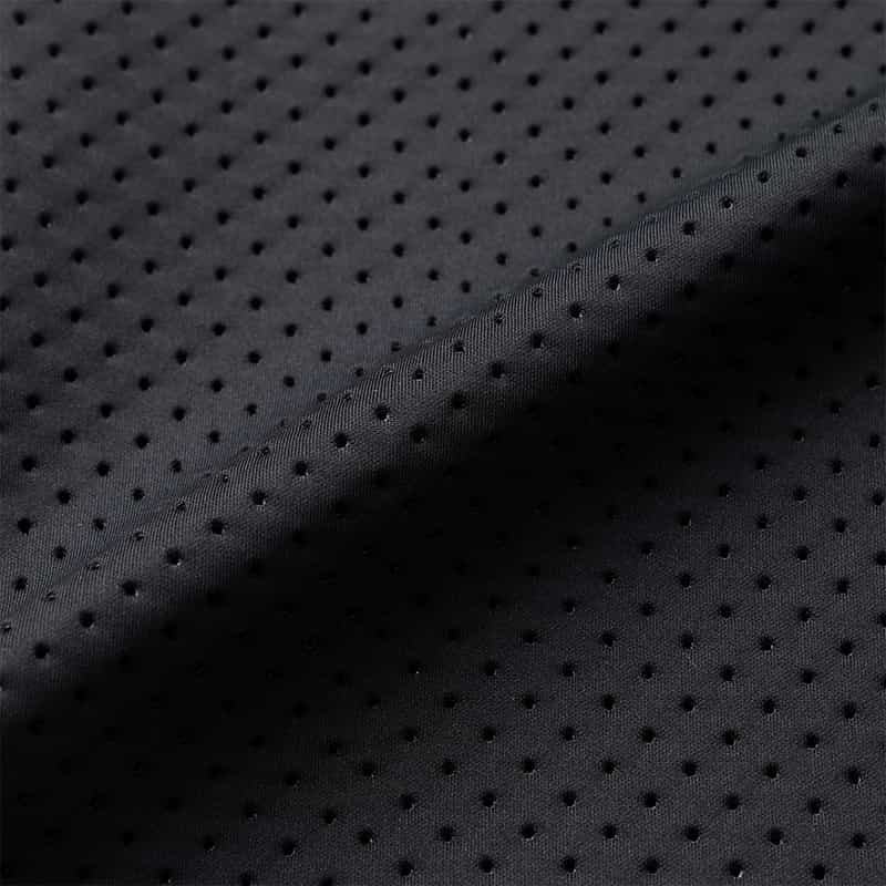 BARNEYS NEW YORK ウォッシャブル パンチング加工Aラインスカート BLACK