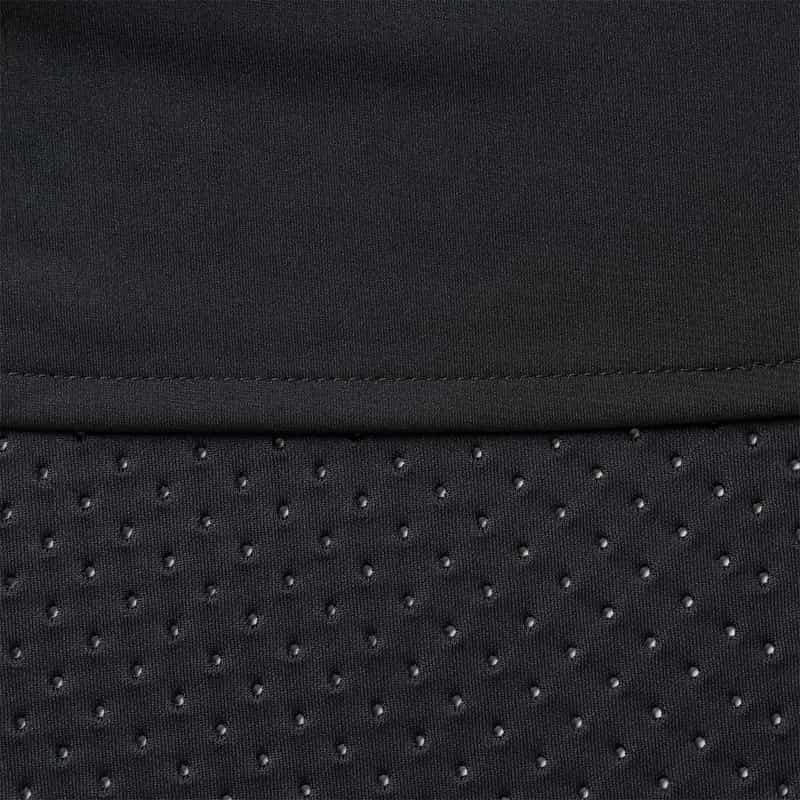 BARNEYS NEW YORK ウォッシャブル パンチング加工Aラインスカート BLACK