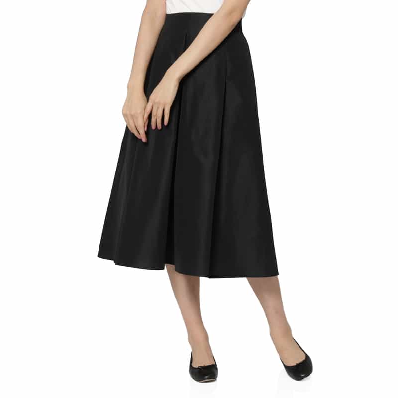 ウォッシャブル シャンブレータフタスカート