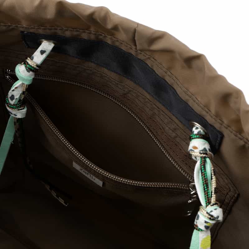 ZATTU ZATTU＜ザッツ＞ ハンドルトートバッグ "JAM-LQ" DARK BROWN