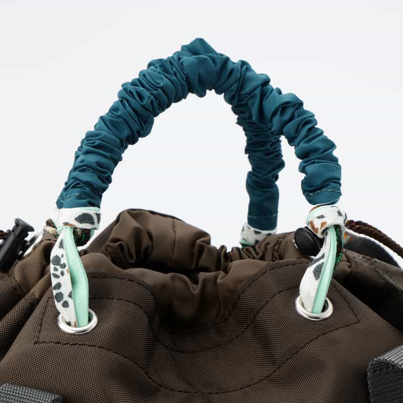 ZATTU ZATTU＜ザッツ＞ ハンドルトートバッグ "JAM-LQ" DARK BROWN