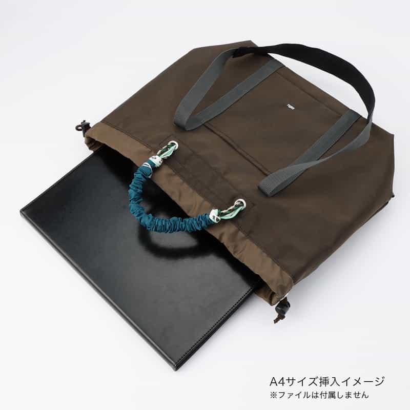 ZATTU ZATTU＜ザッツ＞ ハンドルトートバッグ "JAM-LQ" DARK BROWN
