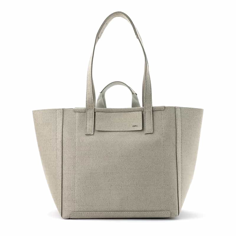 ZATTU ZATTU＜ザッツ＞ トートバッグ "ALCOTT-H2" LIGHT GRAY