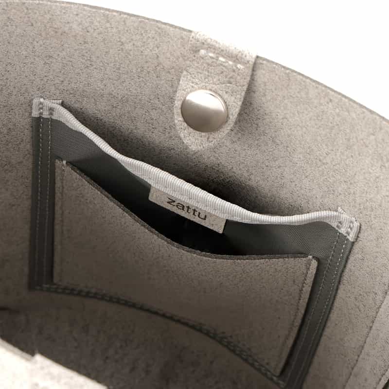 ZATTU ZATTU＜ザッツ＞ ショルダーバッグ "PIPPA SHOULDER" LIGHT GRAY