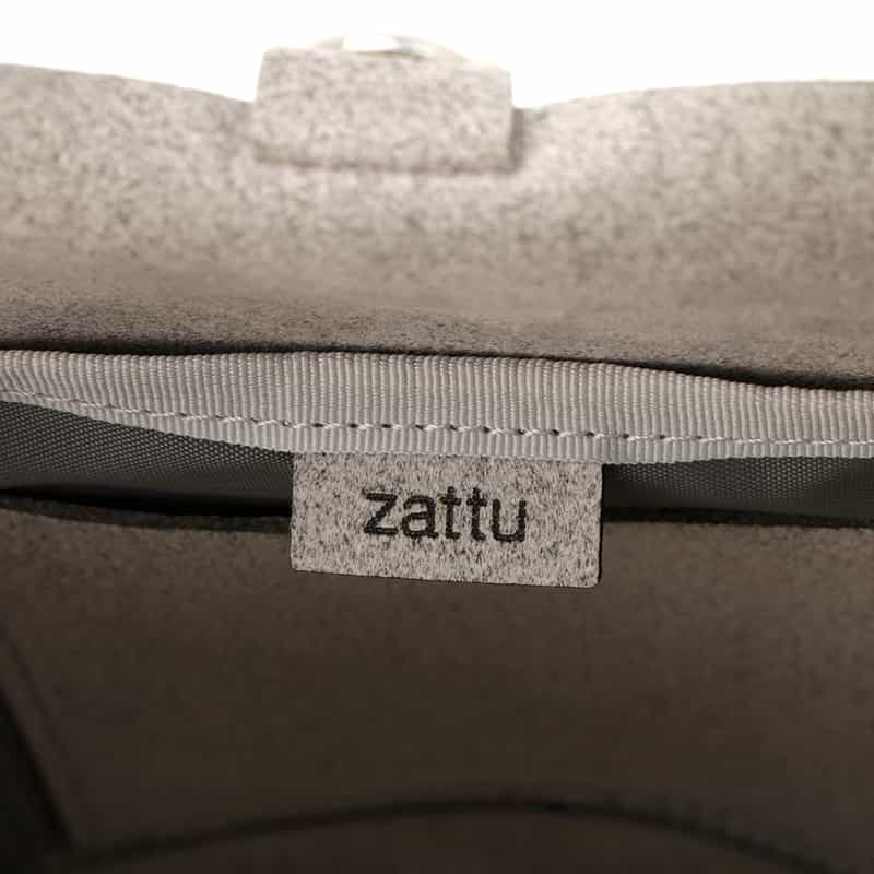ZATTU ZATTU＜ザッツ＞ ショルダーバッグ "PIPPA SHOULDER" LIGHT GRAY