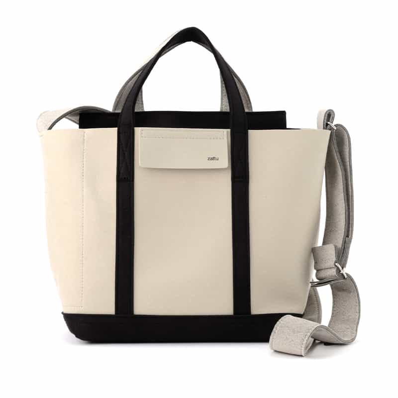 ZATTU ZATTU＜ザッツ＞ トートバッグ "NEPPA MULTI-T2" IVORY