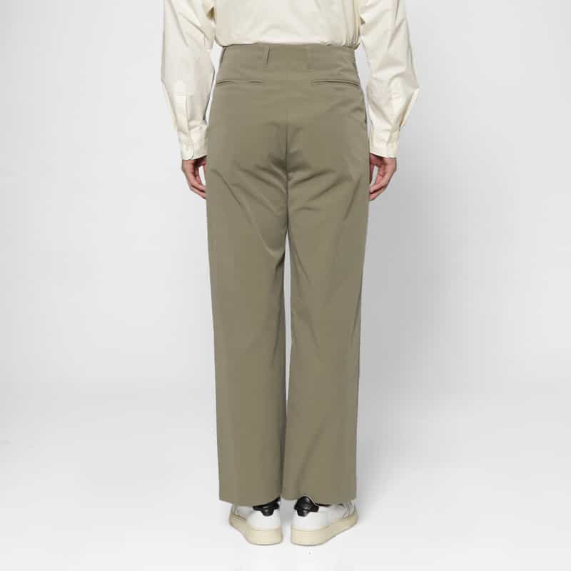 YOKE YOKE＜ヨーク＞ ワイドテーパードパンツ KHAKI