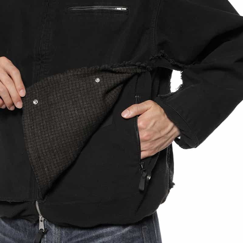 YOKE YOKE＜ヨーク＞ ワークジャケット BLACK