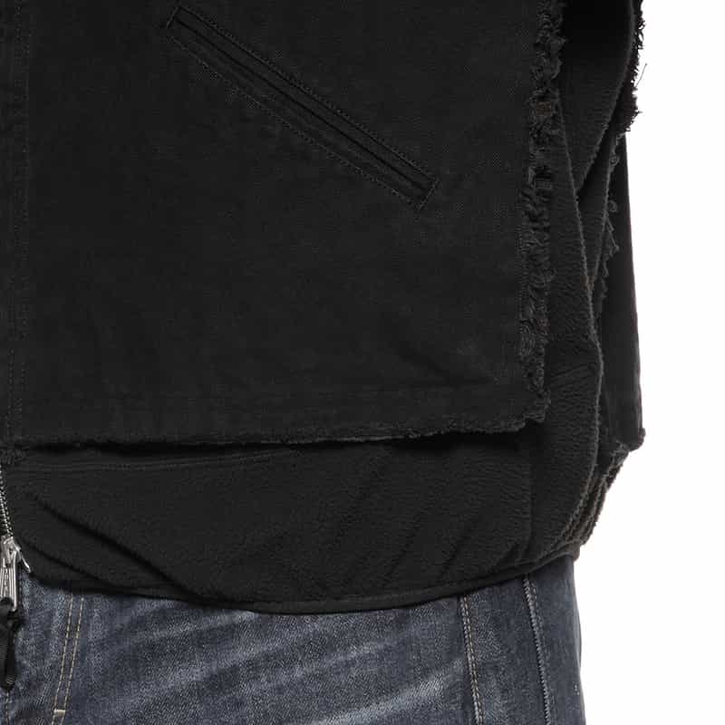 YOKE YOKE＜ヨーク＞ ワークジャケット BLACK