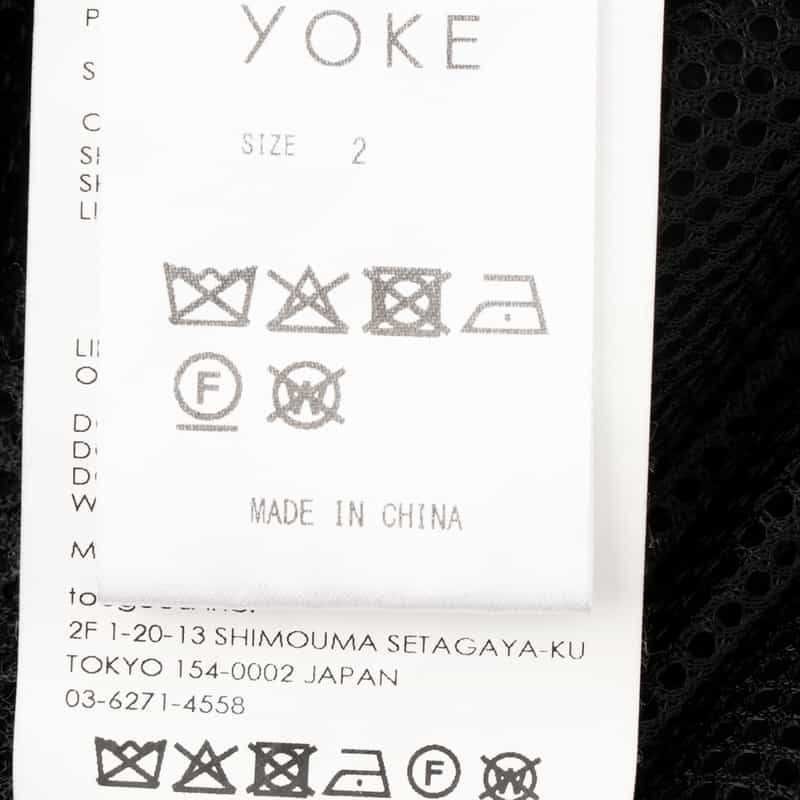 YOKE YOKE＜ヨーク＞ ワークジャケット BLACK