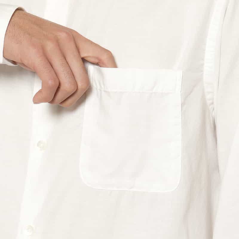 YOKE YOKE＜ヨーク＞ カジュアルシャツ WHITE