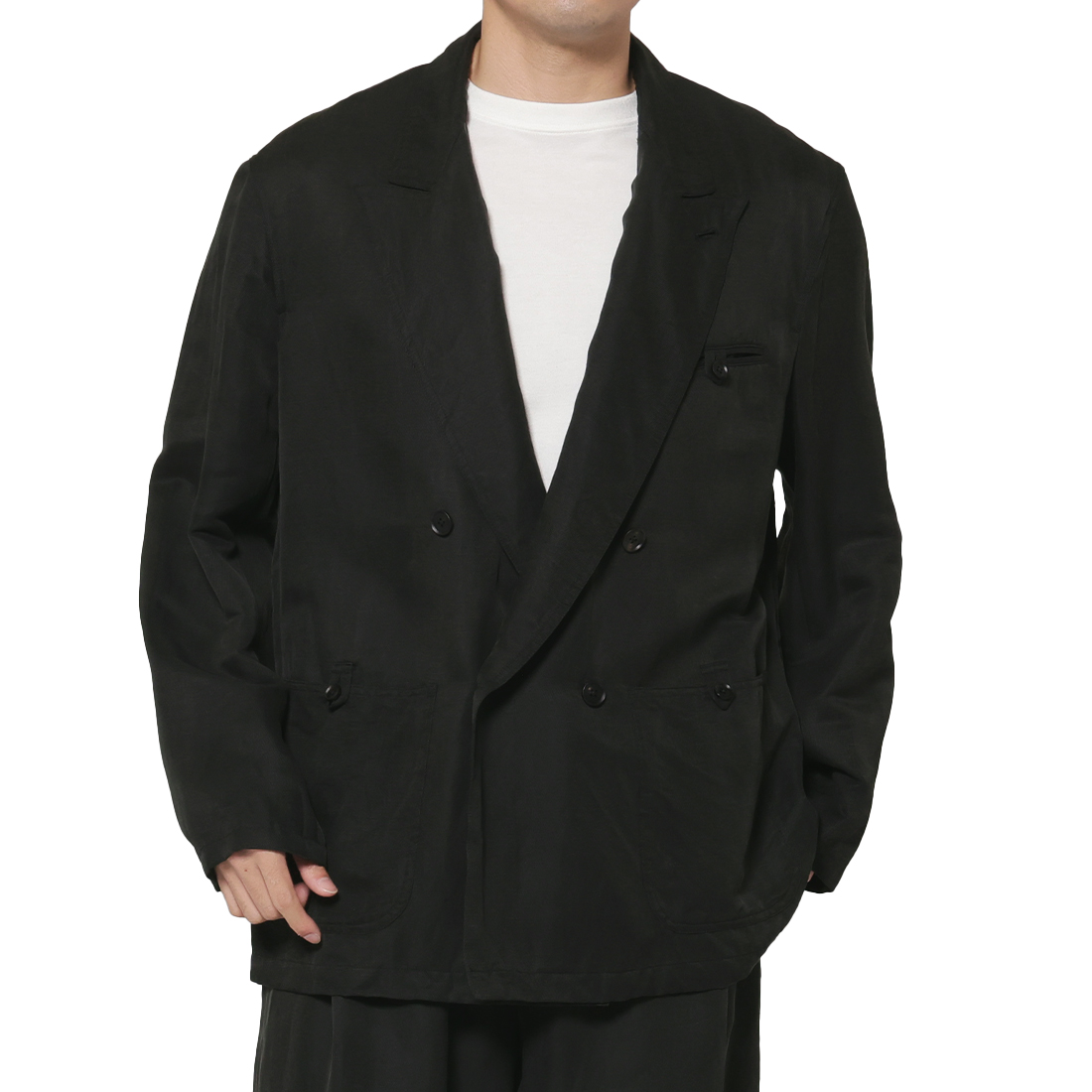 YOKE＜ヨーク＞ セットアップ リネン×シルク素材 オーバージャケット