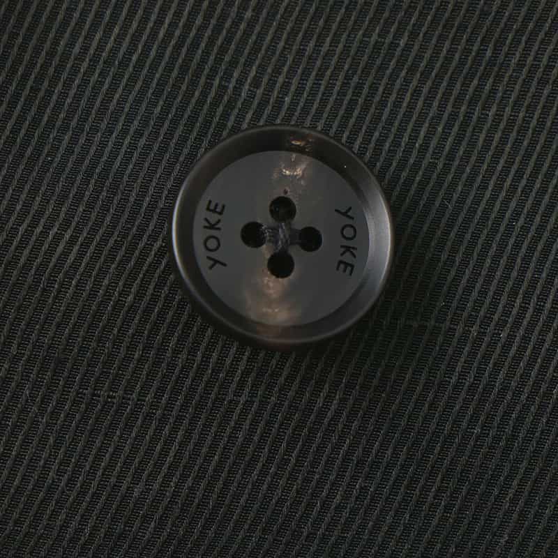 YOKE YOKE＜ヨーク＞ セットアップ リネン×シルク素材 オーバージャケット BLACK