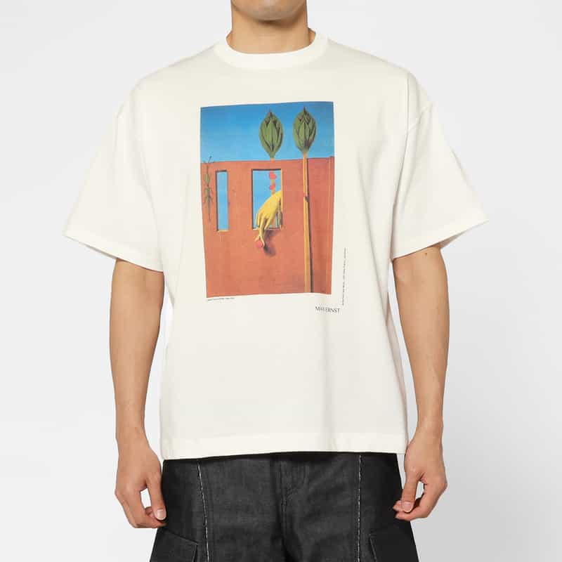 YOKE YOKE＜ヨーク＞ プリントTシャツ WHITE