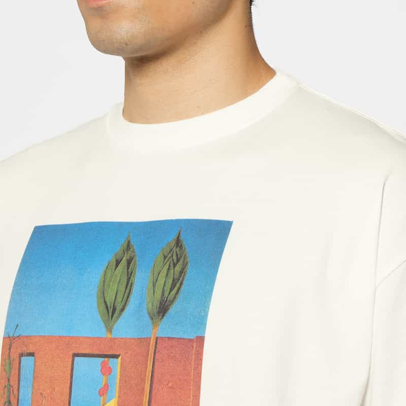 YOKE YOKE＜ヨーク＞ プリントTシャツ WHITE