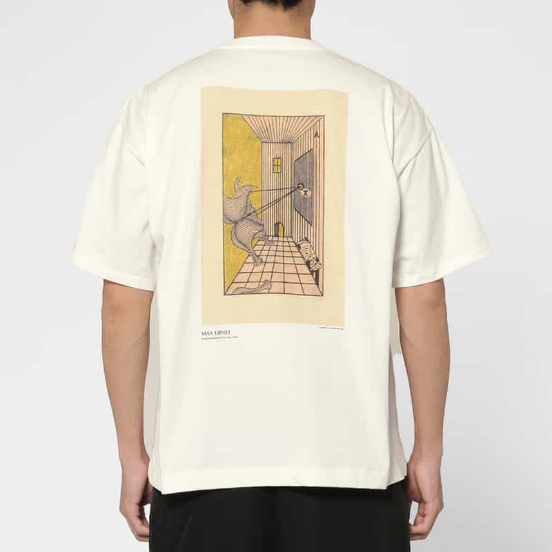 YOKE YOKE＜ヨーク＞ バックプリントTシャツ WHITE