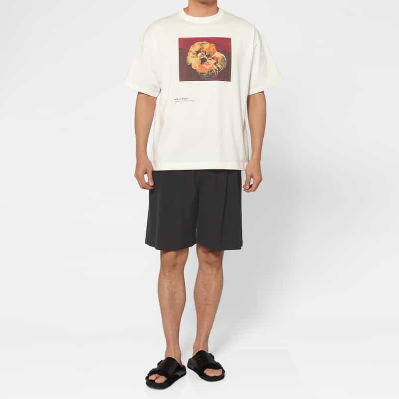 YOKE YOKE＜ヨーク＞ プリントTシャツ WHITE