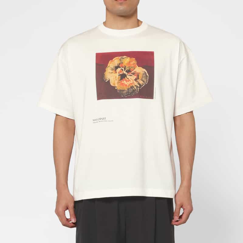 YOKE YOKE＜ヨーク＞ プリントTシャツ WHITE