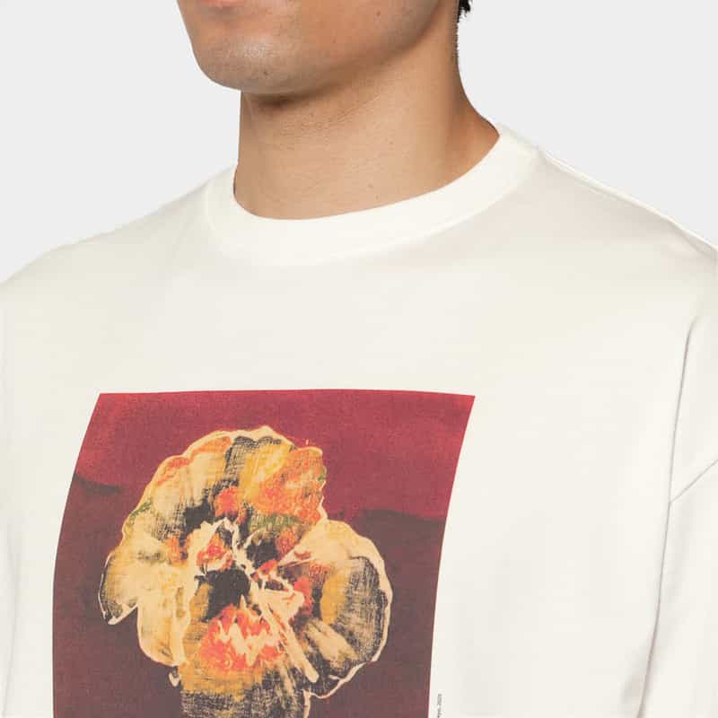 YOKE YOKE＜ヨーク＞ プリントTシャツ WHITE