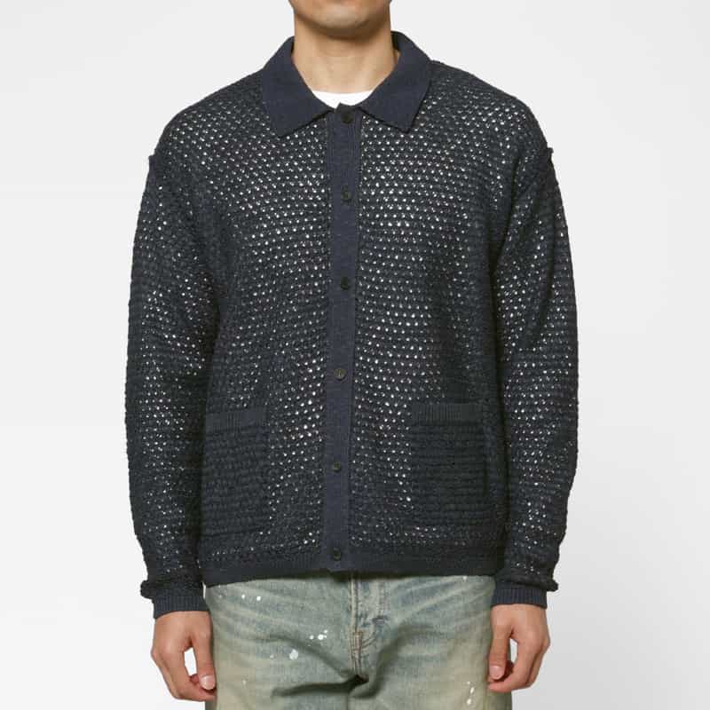 YOKE YOKE＜ヨーク＞ ニットカーディガン NAVY