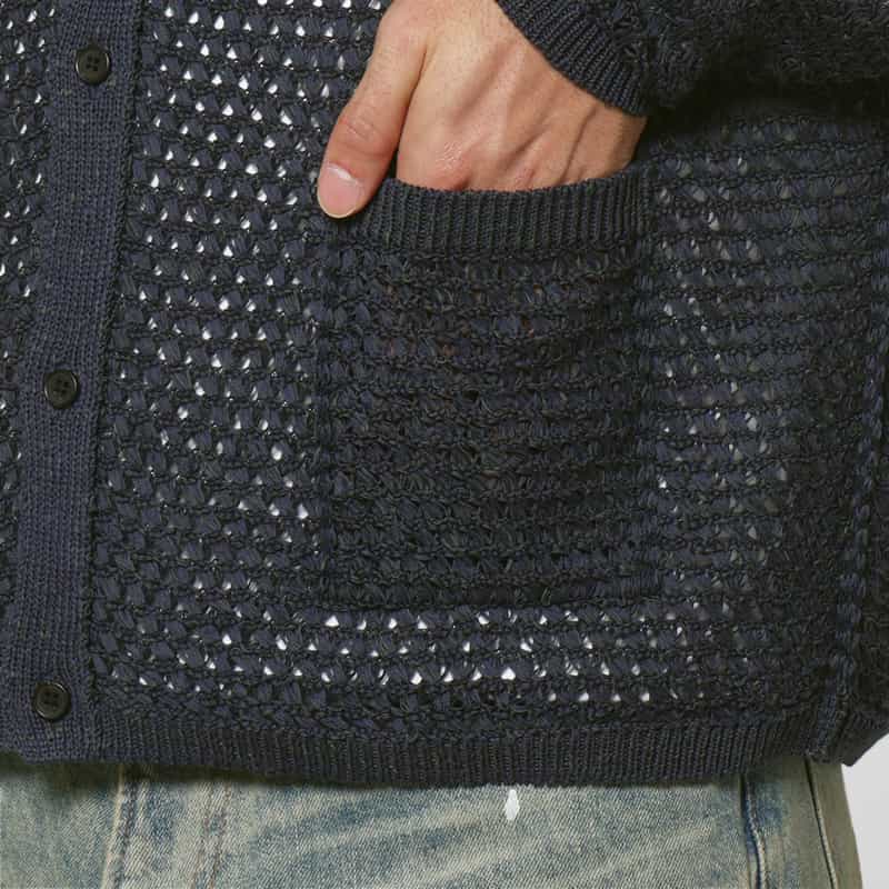 YOKE YOKE＜ヨーク＞ ニットカーディガン NAVY