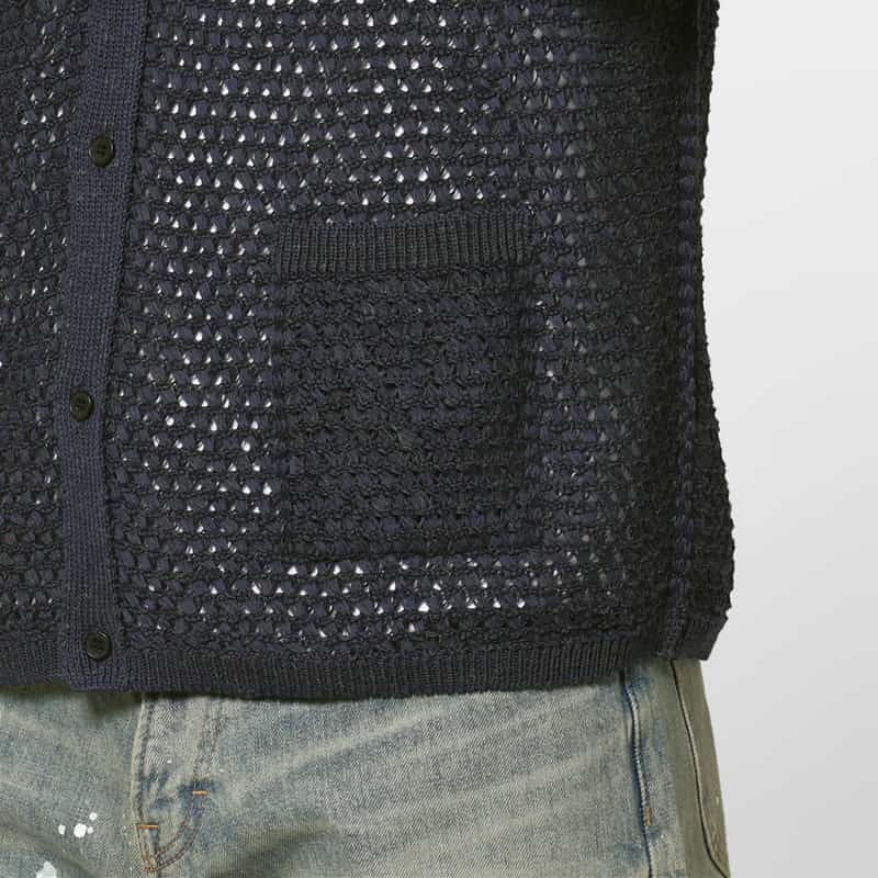 YOKE YOKE＜ヨーク＞ ニットカーディガン NAVY