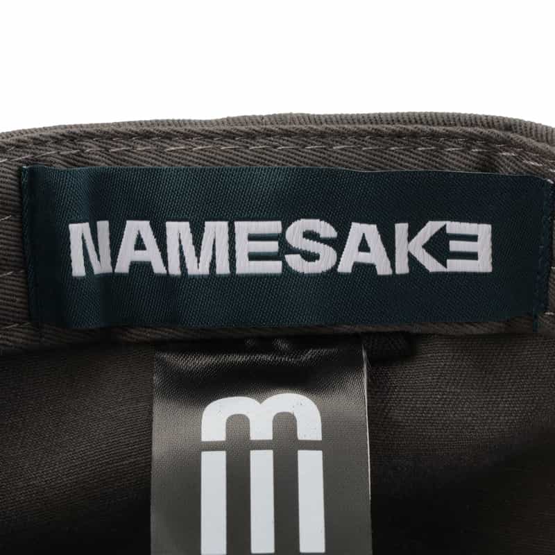 NAMESAKE NAMESAKE＜ネームセイク＞ ベースボールキャップ GRAY