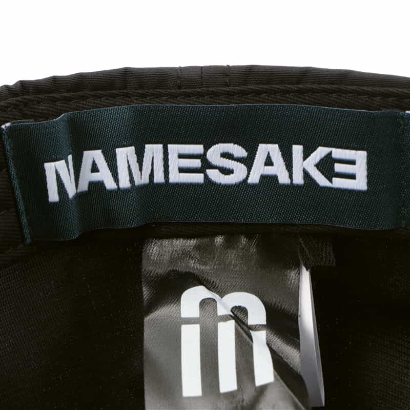 NAMESAKE NAMESAKE＜ネームセイク＞ ベースボールキャップ BLACK