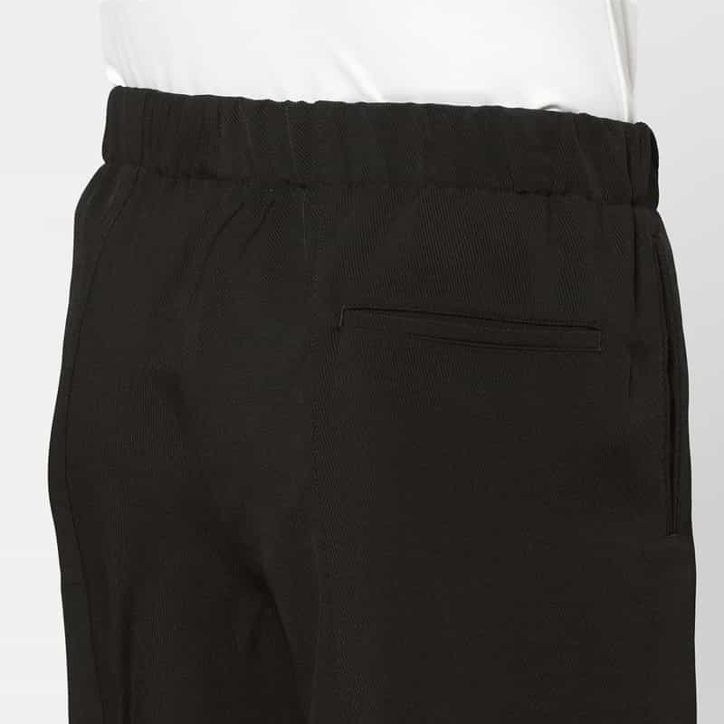 OVERCOAT OVERCOAT＜オーバーコート＞ ドローコード付きワイドパンツ BLACK