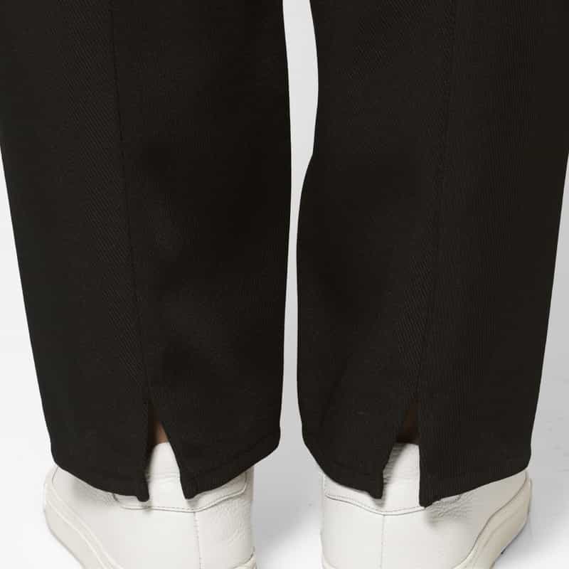 OVERCOAT OVERCOAT＜オーバーコート＞ ドローコード付きワイドパンツ BLACK