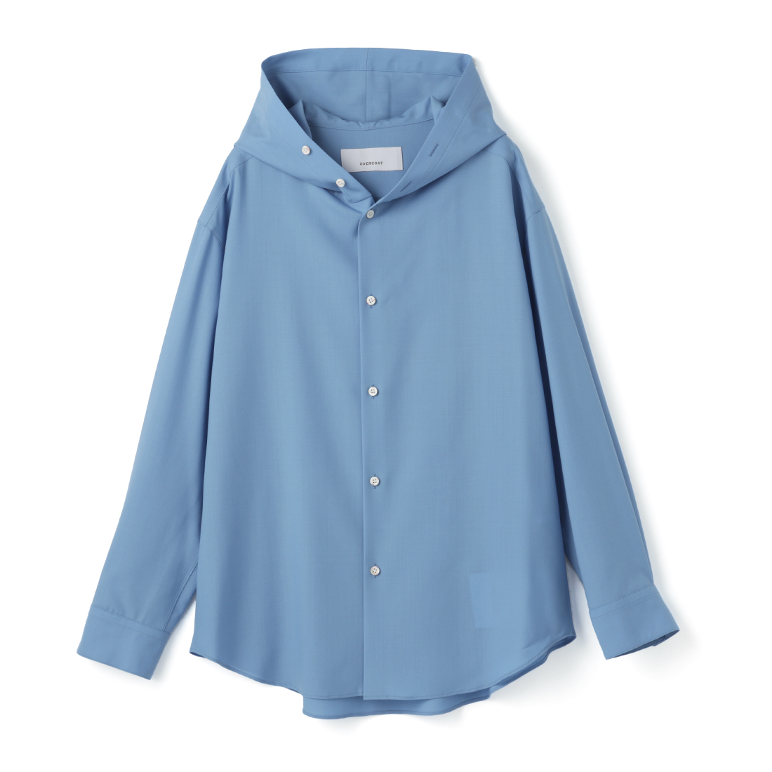 OVERCOAT＜オーバーコート＞ フード付きウールシャツ