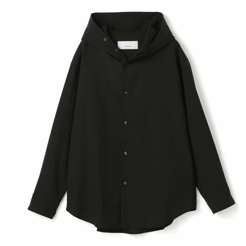 OVERCOAT＜オーバーコート＞ フード付きウールシャツ