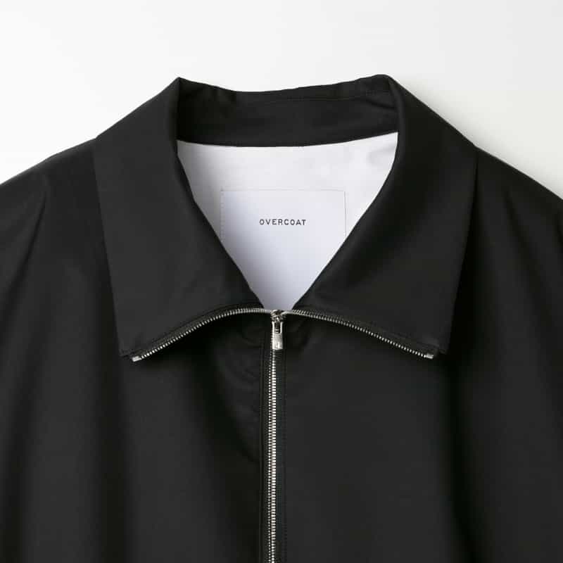 OVERCOAT OVERCOAT＜オーバーコート＞ ジップアップブルゾン BLACK