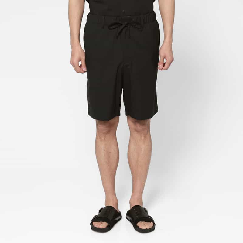 OVERCOAT OVERCOAT＜オーバーコート＞ ドローコード付きショーツ BLACK