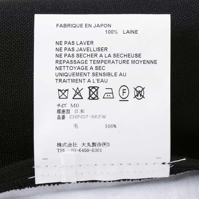 OVERCOAT OVERCOAT＜オーバーコート＞ イージーパンツ BLACK