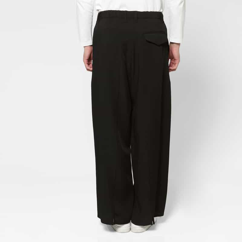 OVERCOAT OVERCOAT＜オーバーコート＞ ワイドパンツ BLACK