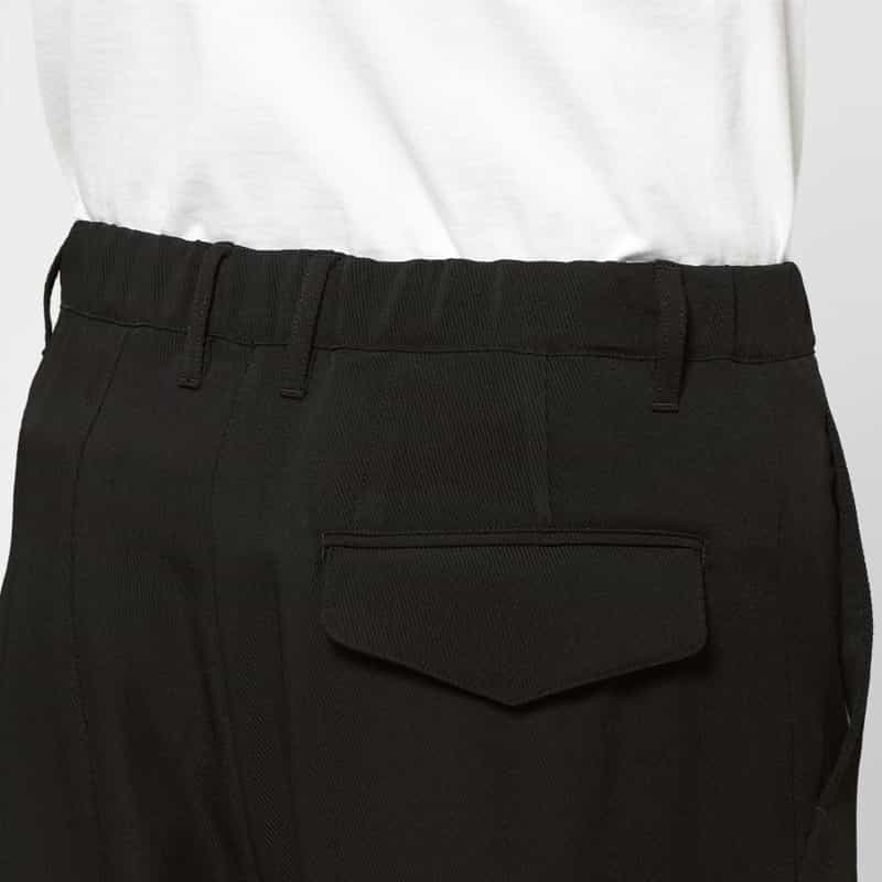 OVERCOAT OVERCOAT＜オーバーコート＞ ワイドパンツ BLACK