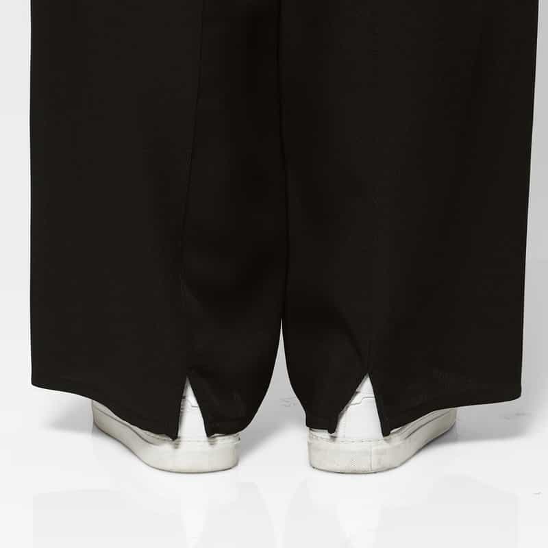 OVERCOAT OVERCOAT＜オーバーコート＞ ワイドパンツ BLACK