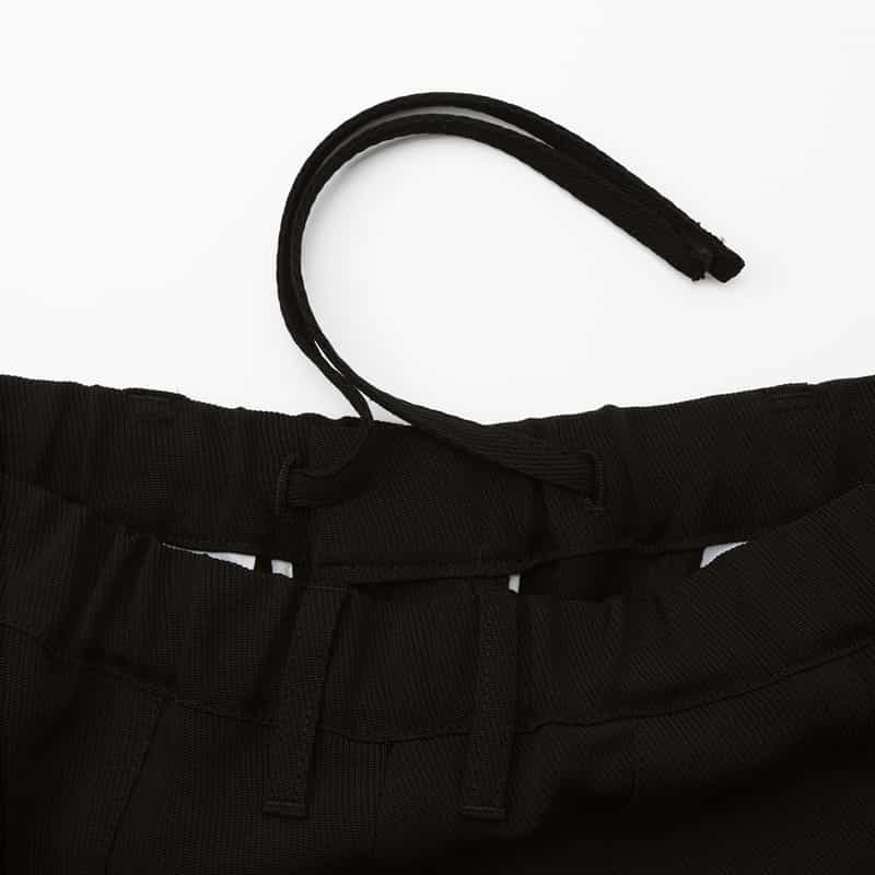 OVERCOAT OVERCOAT＜オーバーコート＞ ワイドパンツ BLACK