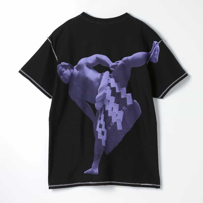 OVERCOAT OVERCOAT＜オーバーコート＞ プリントTシャツ BLACK