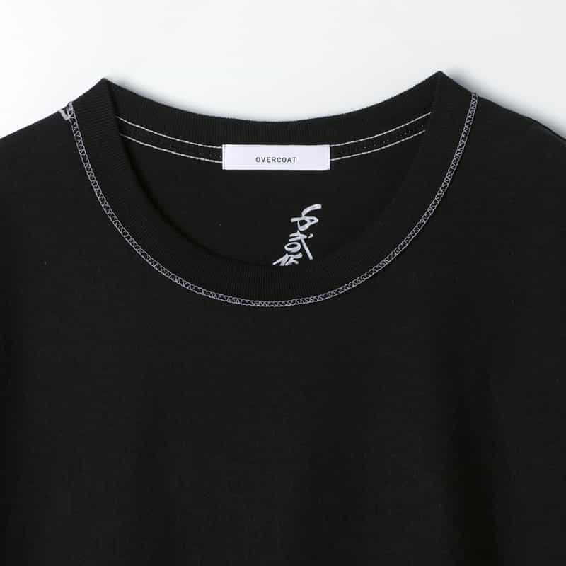 OVERCOAT OVERCOAT＜オーバーコート＞ プリントTシャツ BLACK