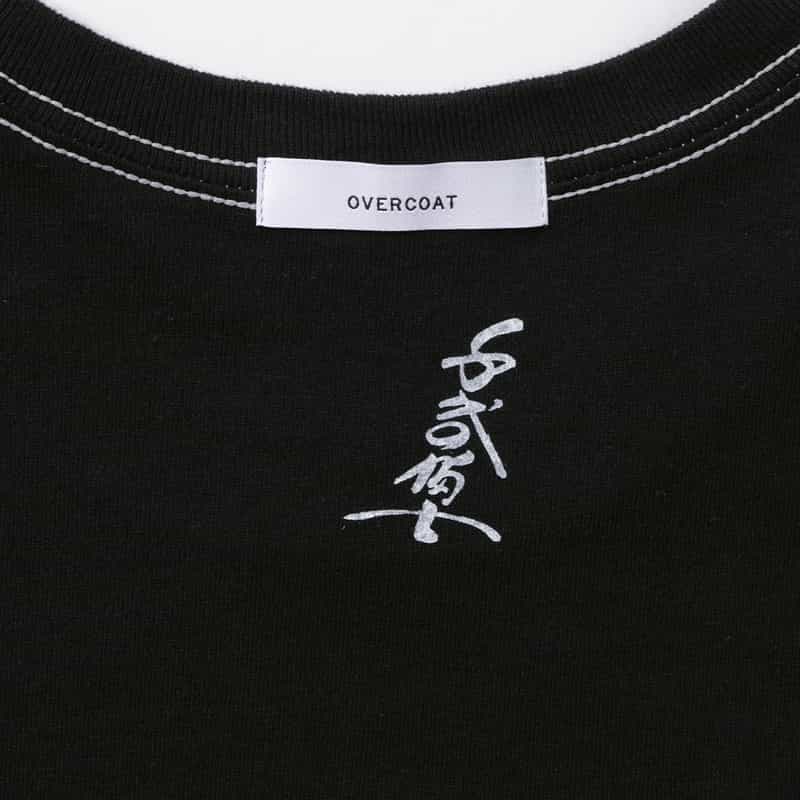 OVERCOAT OVERCOAT＜オーバーコート＞ プリントTシャツ BLACK
