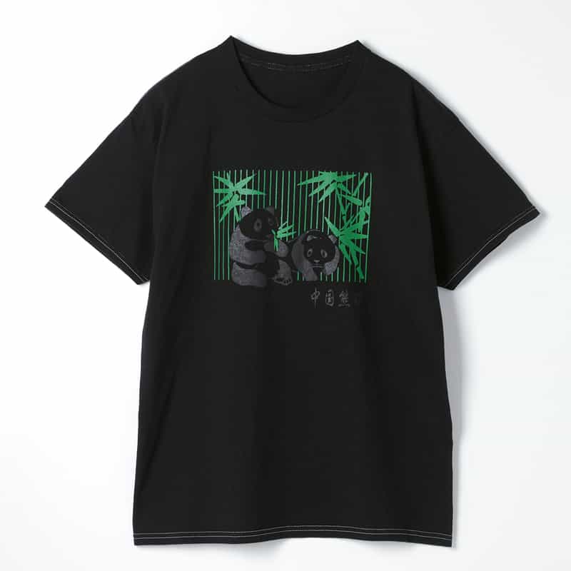 OVERCOAT OVERCOAT＜オーバーコート＞ プリントTシャツ BLACK