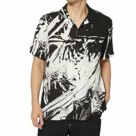 OVERCOAT＜オーバーコート＞ バーニーズ　ニューヨーク限定 グラフィックオープンカラーシャツ